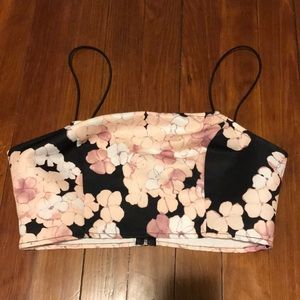 Spaghetti strap crop top